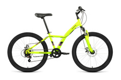 Подростковый велосипед Forward Dakota 24 2.0 D, год 2022, цвет Зеленый-Фиолетовый