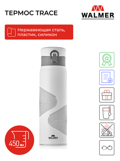 Термос Walmer Trace белый 0.45л/W24208372