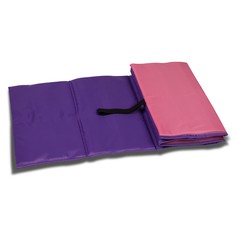 Коврик для фитнеса INDIGO SM-043 pink/purple 150 см, 10 мм