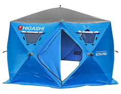 Палатка Higashi Sota Pro, для рыбалки, 8 мест, синий