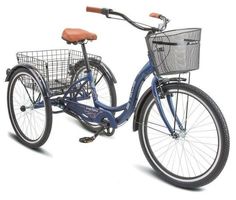 Велосипед STELS Energy III 2022 16" синий/золотой