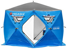 Палатка Higashi Camo Sota Pro DC, для рыбалки, 8 мест, синий