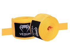 Бинт боксерский Venum 1.5м. хлопок/эластан желтый