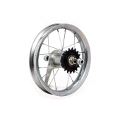 Колесо 12" заднее втулка STELS хром (без резины) 3061202 Maya