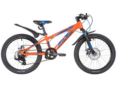 Велосипед Novatrack Extreme 20 Disc, год 2020 оранжевый