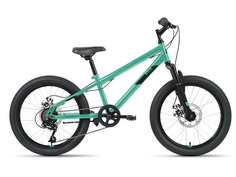 Велосипед Altair MTB HT 20 2.0 D 2022 10.5" зеленый/черный