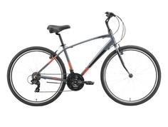 Велосипед STARK Terros 28.2 V - 23г. (16" / серый-черный-оранжевый )
