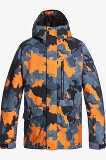 Мужская сноубордическая куртка Mission Printed, серый, S Quiksilver