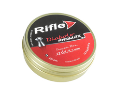Пули пневматические Rifle Diabolo Promax 5.5 мм 250 шт, 0.94г, полусферические
