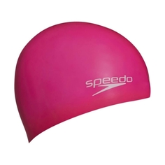 Шапочка для плавания детская SPEEDO Plain Moulded Silicone Cap Jr , арт.8-70990F290, ФУКС