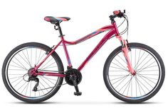 Велосипед Stels Miss-5000 MD 26 (K010) 2021 18" вишневый/розовый