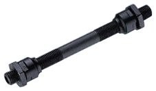 Ось передней втулки под эксцентрик с конусами и контр гайками М9X108, полая TBS