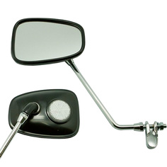 Зеркало для велосипеда левое с катафотом TBS CL-0695