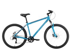 Велосипед Stark Respect 26.1 D Microshift Steel 2022 22" синий-черный