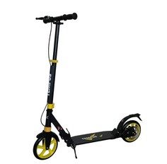 Самокат Tempus 200мм от 10 лет алюминий, до 100 кг арт.HT-2008 D (цв.Black-yellow)