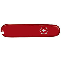 Передняя накладка для ножа Victorinox, 84 мм, пластиковая, красная с крестом