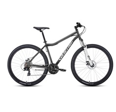 Велосипед FORWARD Sporting 29 2.0 D (2022), горный (взрослый), рама 19", колеса 29", черны