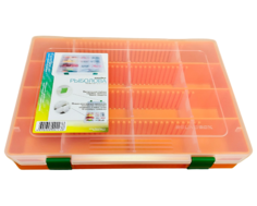 Коробка рыболовная для приманок Fisherbox 310B (31x23x06) большая оранжевая