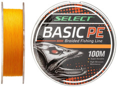 Шнур Select Basic PE 4x 100m (оранжевый) 0.18mm 22LB/9.9kg