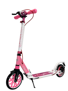 Городской самокат Sportsbaby City Scooter Disk Brake MS-107 бело-розовый