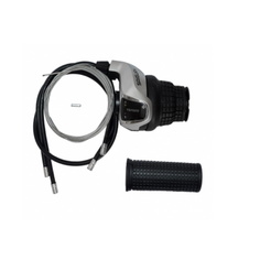 Грипшифт KDSG-43-7SI(INDEX) 7ск, правый, с тросиком, оплёткой и грипсой. TBS