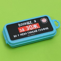 Набор столовых приборов в чехле «За ЗОЖ», 10 х 5 х 2.5 см Food Vibes