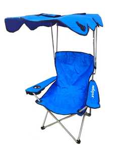 Кресло складное MiMir Outdoor DD-KELSYUS с навесом синее