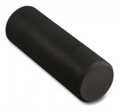 Ролик для йоги и пилатеса INDIGO Foam Roll 45x15 см, black