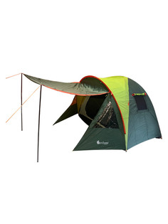 Палатка MiMir Outdoor 1004-4, кемпинговая, 4 места, зеленый