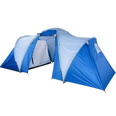 Палатка CoolWalk CW-1910, кемпинговая, 4 места, blue
