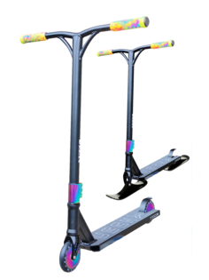 Трюковой самокат Yezz Crazy MS-165Л черный