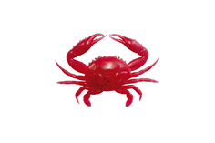 Приманка Nikko Super Crab 6 #CO2 Solid Red