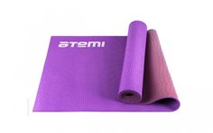 Коврик для йоги и фитнеса ATEMI 173х61х0,6 см двусторонний (фиолетовый) AYM01DB