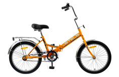 Складной велосипед Stels Pilot 410 20 Z011, год 2022, цвет Оранжевый, ростовка 13.5