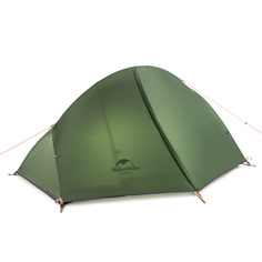 Палатка Naturehike ультралёгкая, на 1 человека, с матом, тёмно-зелёная
