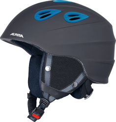 Горнолыжный шлем Alpina Junta 2.0 C Black-Blue Matt (22/23) (61-64)