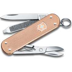 Victorinox Нож-брелок Classic SD Alox Colors Fresh Peach 58 мм 5 функций персиковый 0.6221