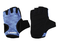 Перчатки для фитнеса Larsen 16-15052, black/blue, S