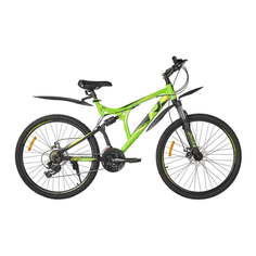 Велосипед RACER Dirt 270D 2021 17" зелено-желтый