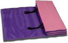 Коврик для фитнеса INDIGO SM-042 pink/purple 180 см, 10 мм