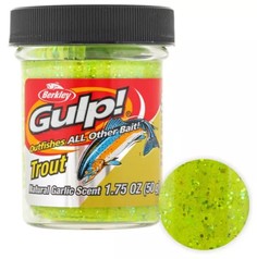 Паста Berkley Gulp Dough NATURAL SCENT GARLIC CHUNKY CHARTREUSE