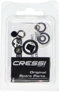Z Cressi Набор уплотнительных колец 2-й ступени Eclipse Titanium, Steel, Black, OCTOPUS
