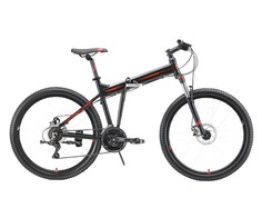 Велосипед Stark Comfort Man 3 Speed 2022 20" черный/красный/черный