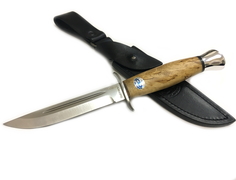 Нож Златоуст Финка-2, сталь 95Х18, карельская береза