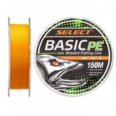 Шнур Select Basic PE 4x 150m (оранжевый) 0.20mm 28LB/12.7kg