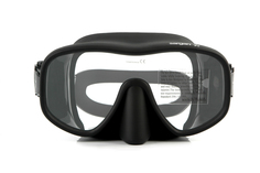 Маска САРГАН "ДАЙВМАСТЕР" безрамочная, черный силикон Sargan