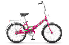 Складной велосипед Stels Pilot 310 20 Z010, год 2022, цвет Розовый, ростовка 13