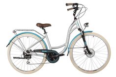 Городской велосипед Stinger Calipso Evo (2021) серый 17"