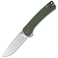 Складной нож QSP Knife Osprey QS139-C, сталь 14C28N, рукоять зеленая микарта