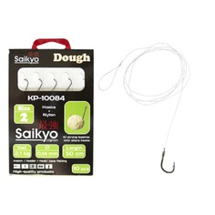 Крючки Saikyo KP-10084 Dough BN (10 шт) с поводком (№6)